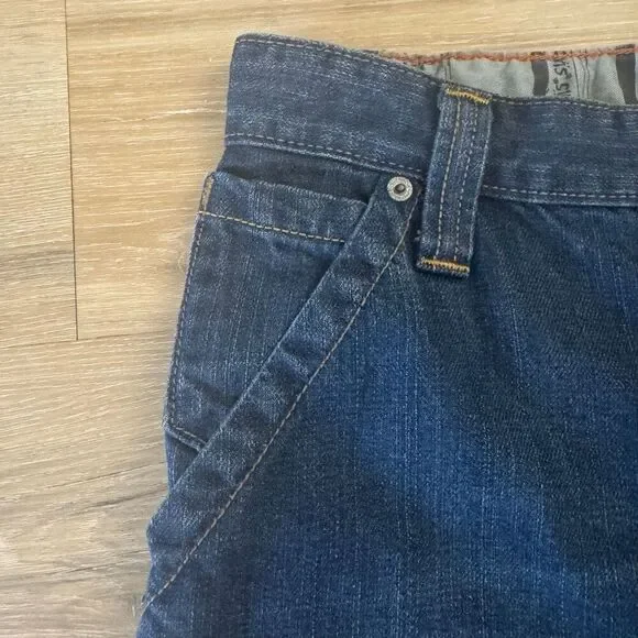 Levi’s Men’s Dark Blue Denim Carpenter Jeans Size 29 X 29 Classic Iconic Cotton - Picture 5 of 12